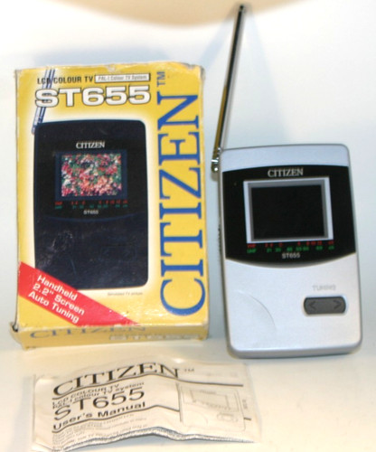 Boxed portable citizen - boxed, tv