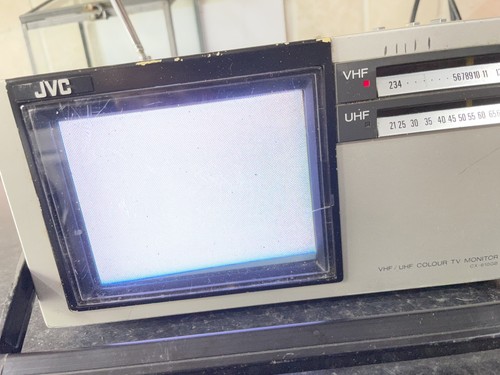 Vintage jvc vhf uhf colour - jvc,