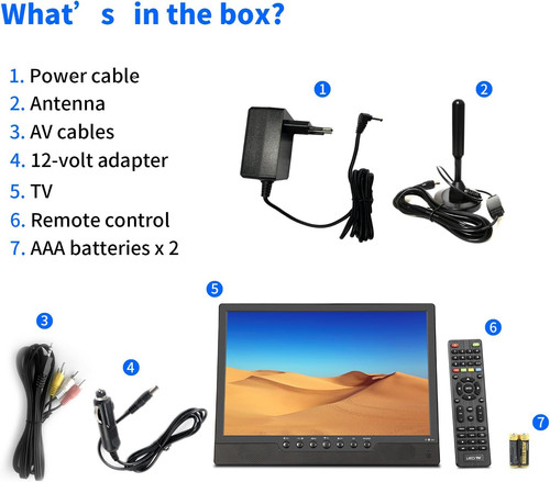 Kcr portable freeview - tv,,