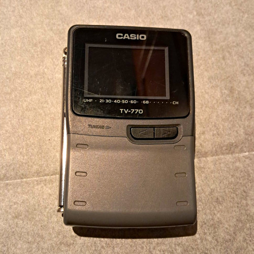 Vintage casio 770d small - casio, tv-770d