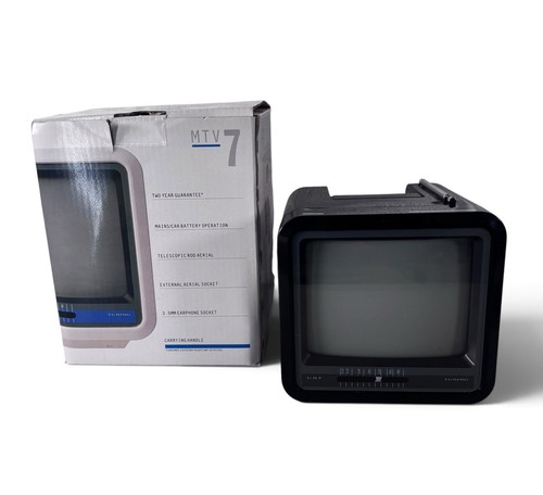 Vintage mini portable crt - mini, tv
