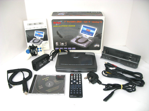 Orbit portable dvd - 7", tv